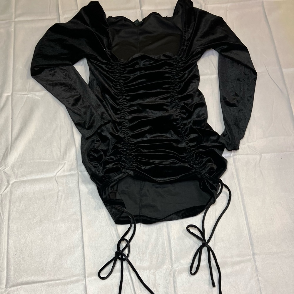 Target velour mini dress XL